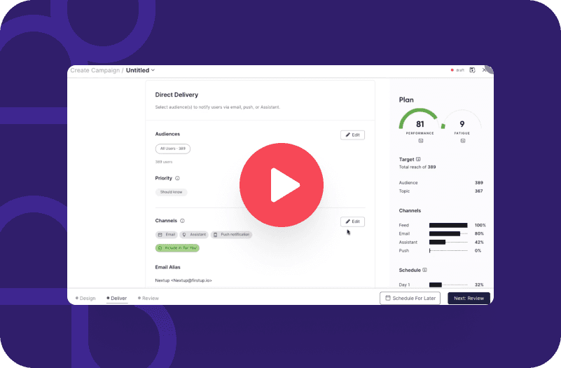 Personalized Campaign Delivery at Scale