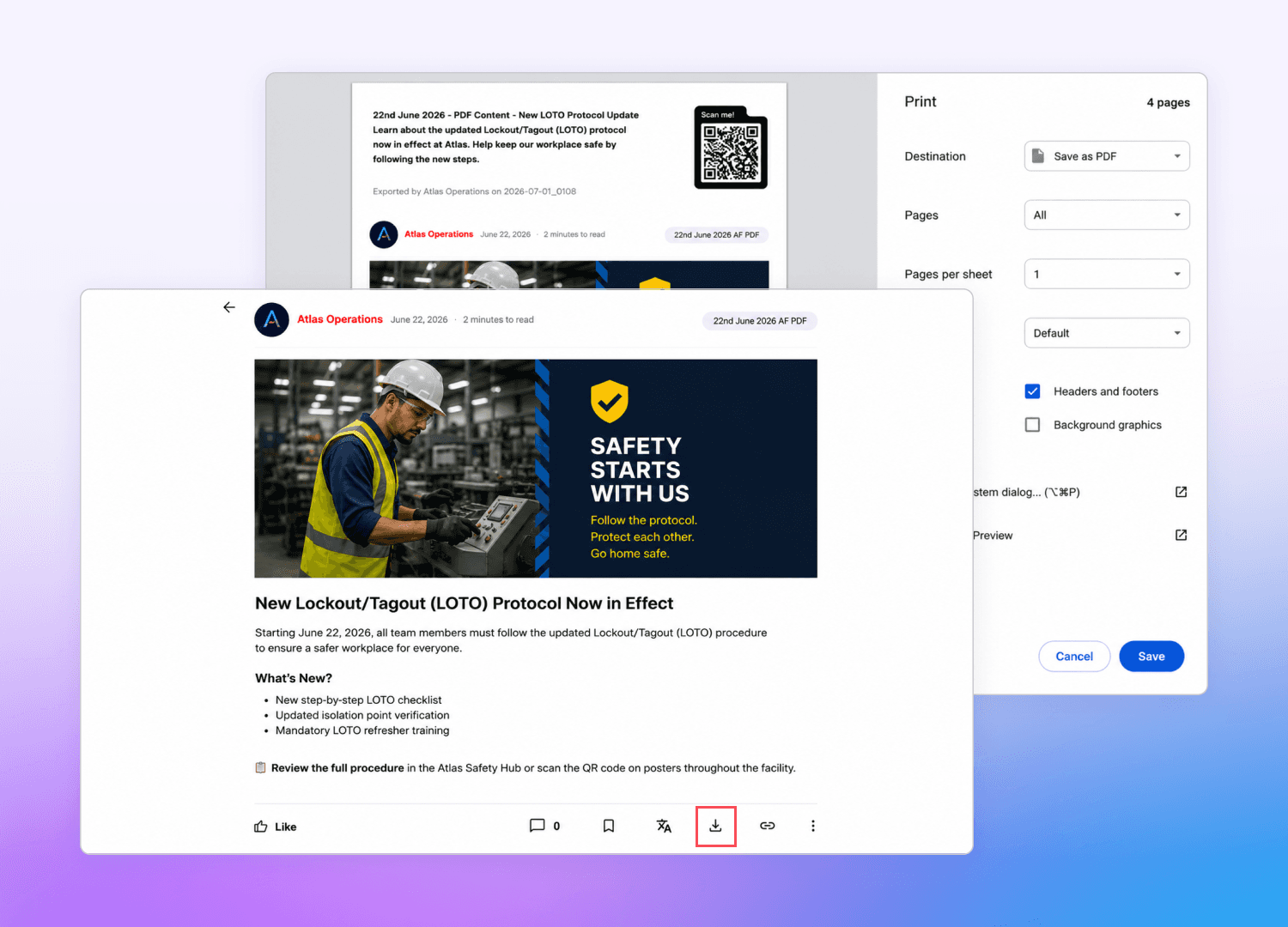 PDF Export