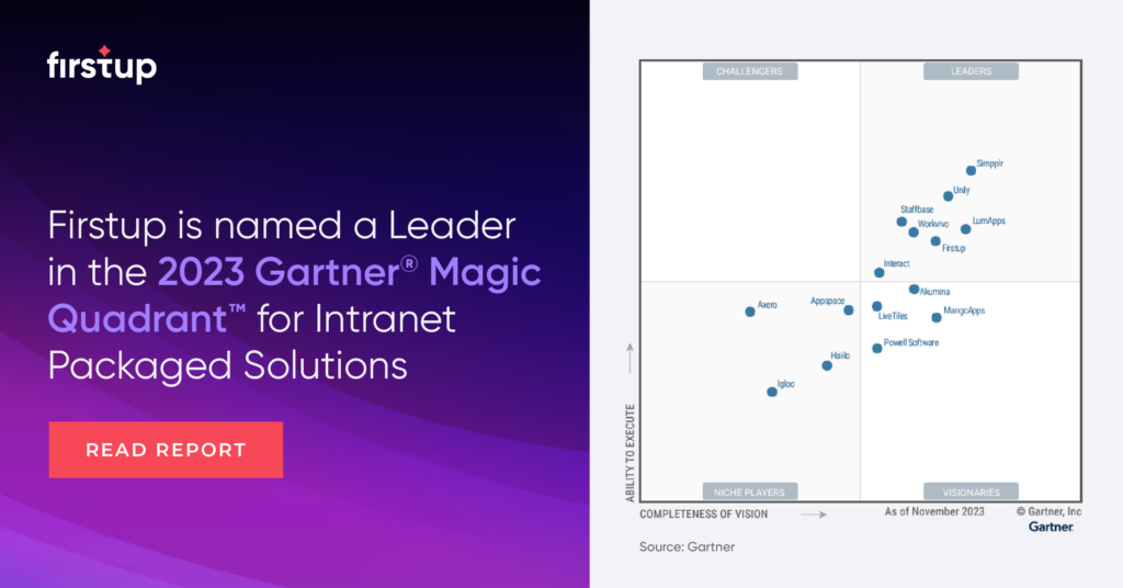 Firstup Gartner Report Image