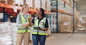 deskless workers in warehouse manufacturing